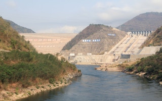 Nuozhadu dam on the Mekong River