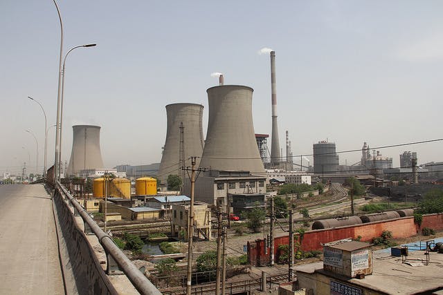 coal-fired electric plant in Henan China