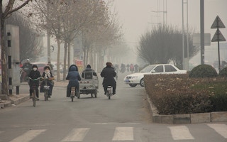 pollution in China due to coal