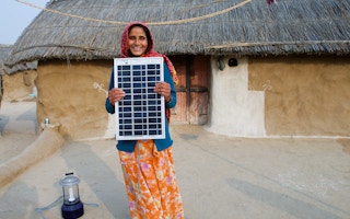 rajasthan villager solar panel 