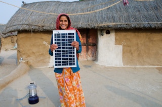 Woman Solar Engineer India