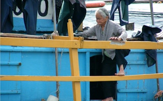 agile elderly woman