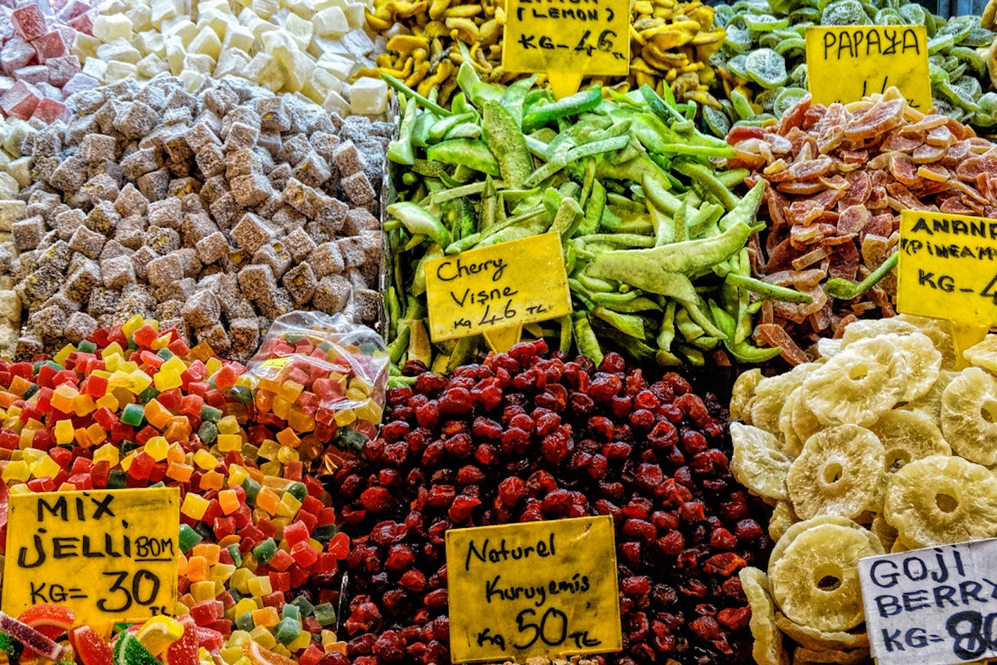 candied fruit istanbul