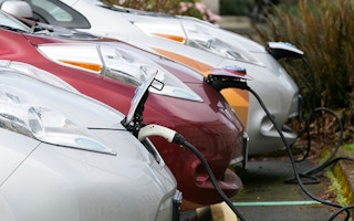 EVs charging on Washington State campus