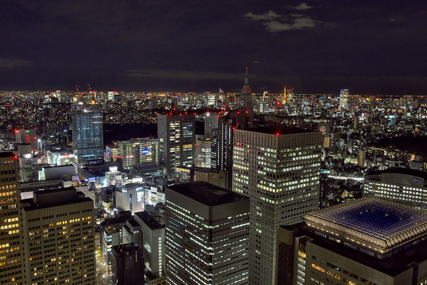Tokyo city lights