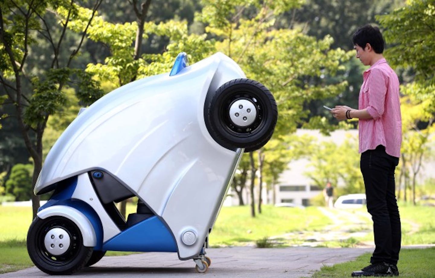 KAIST unveils foldable electric vehicle News EcoBusiness Asia