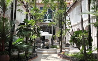 Grand Park City Hall courtyard