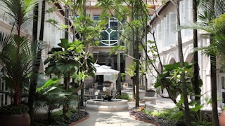 Grand Park City Hall courtyard