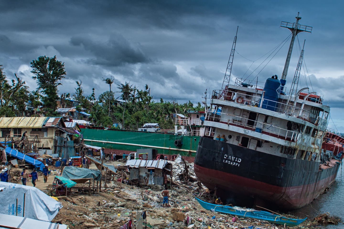 Tacloban after Typhoon Haiyan in 2014