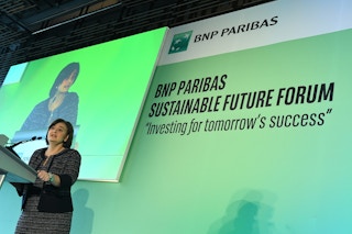 Cherie Blair at the BNP Paribas Sustainable Future Forum 2016