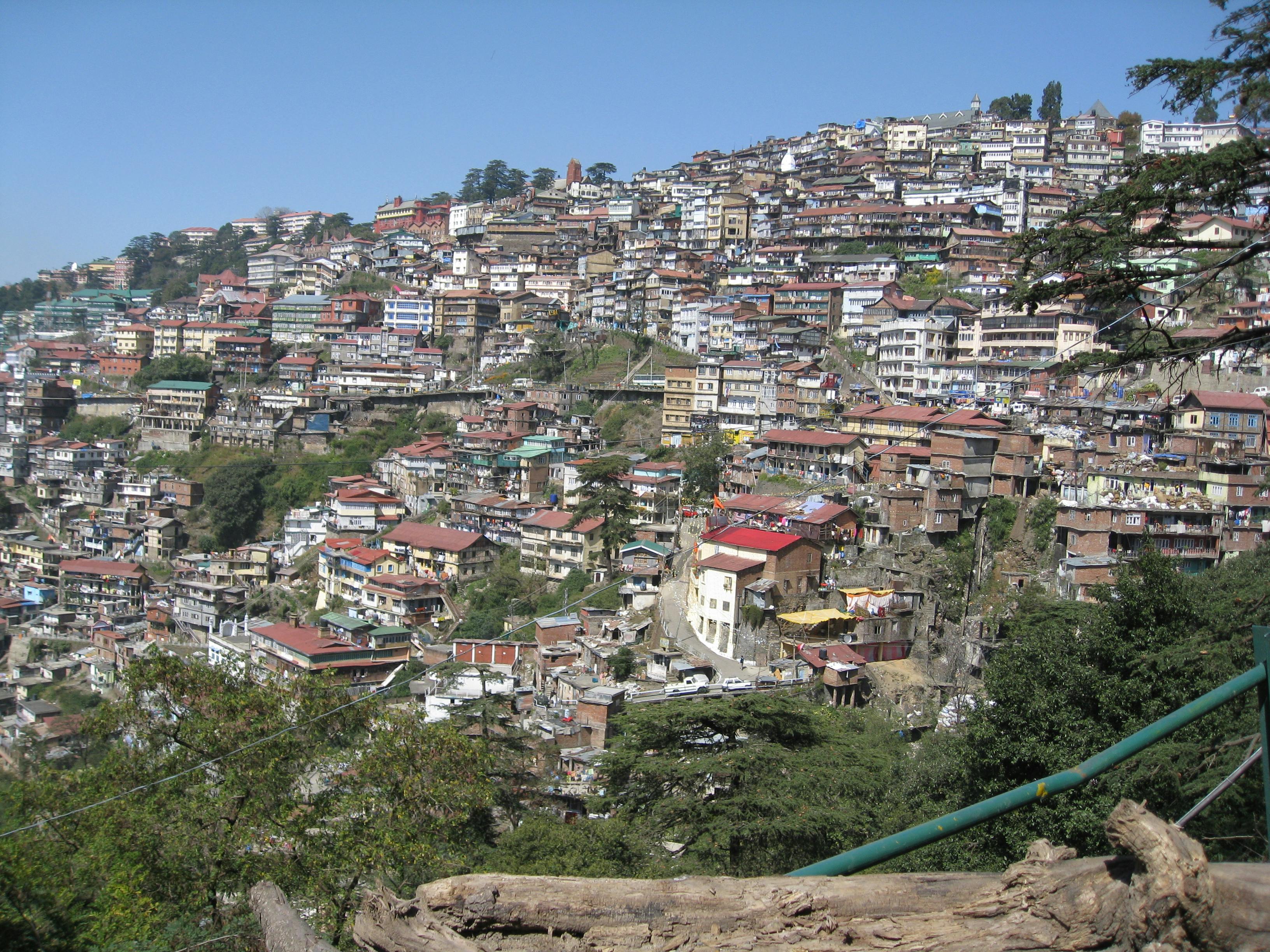 Shimla in Northern India