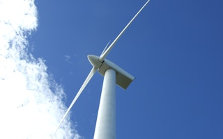 Wind turbine in Ten Mile Lagoon Wind Farm Esperance Western Australia