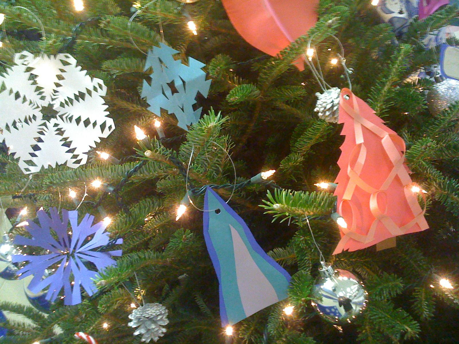 paper christmas ornaments