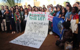 Youth at COP22 react to Donald Trump's presidency