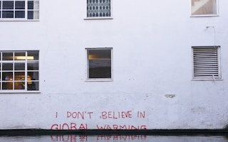 I don't believe in global warming