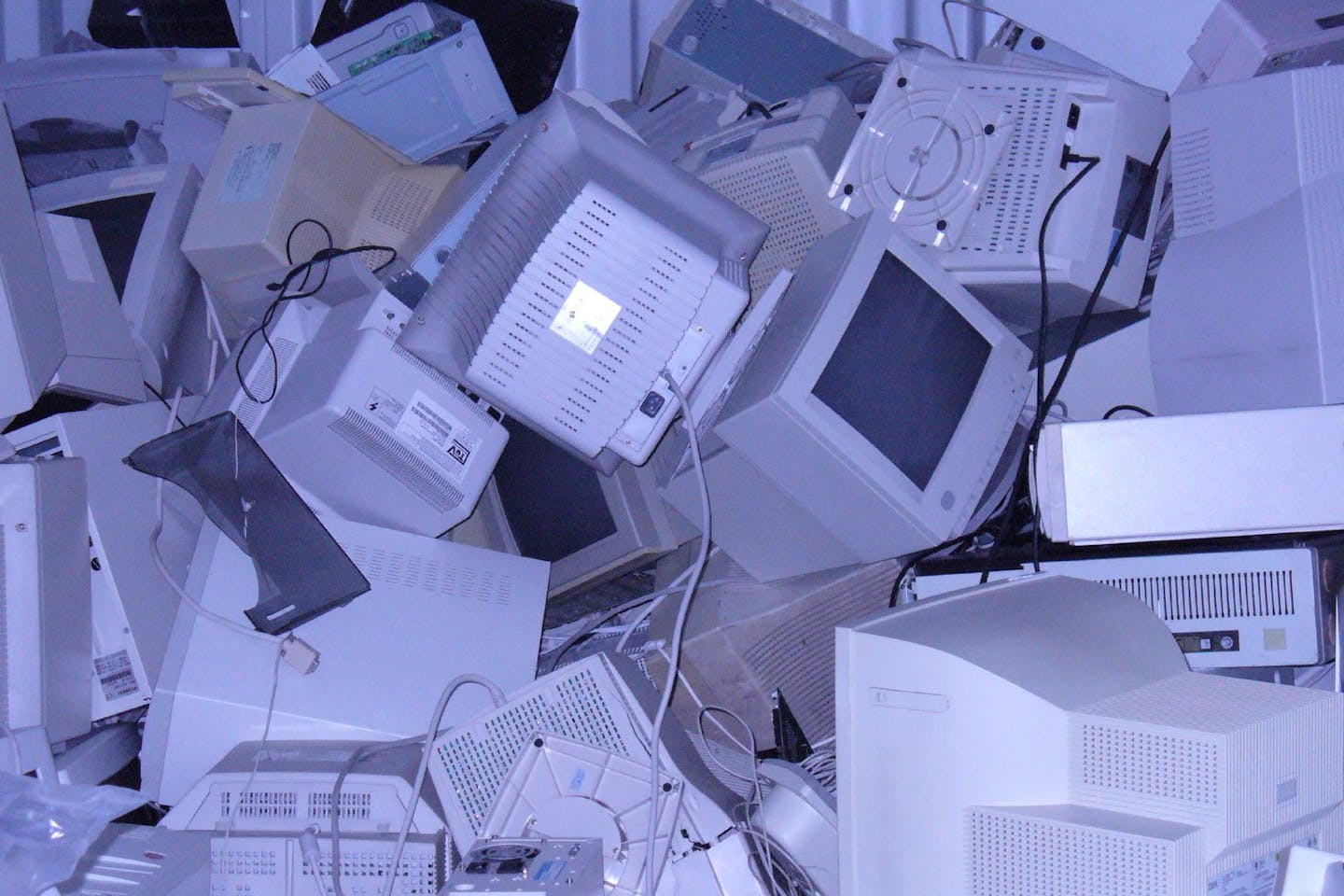 mass grave of computers