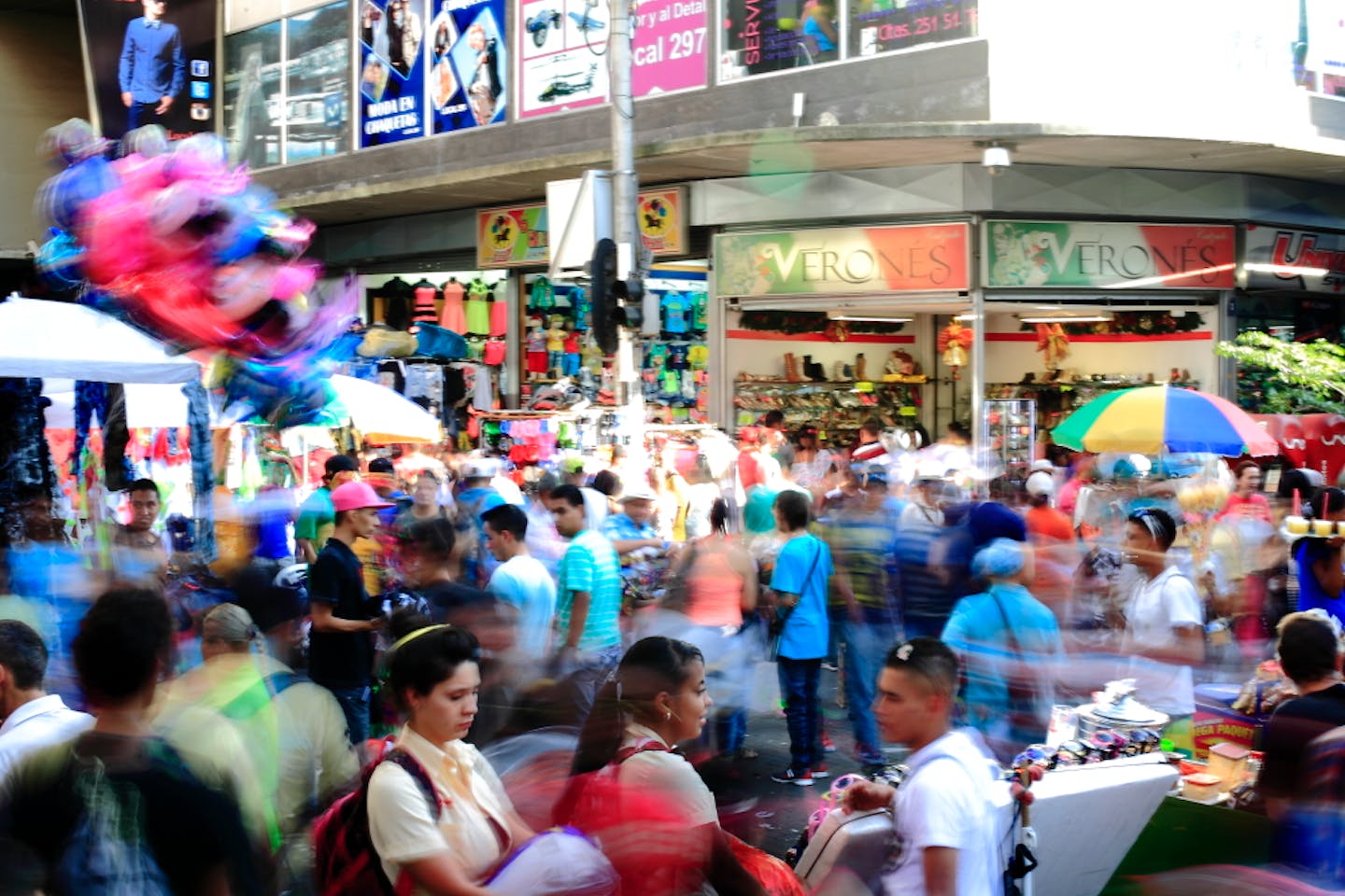 Shopping frenzy in Medellin
