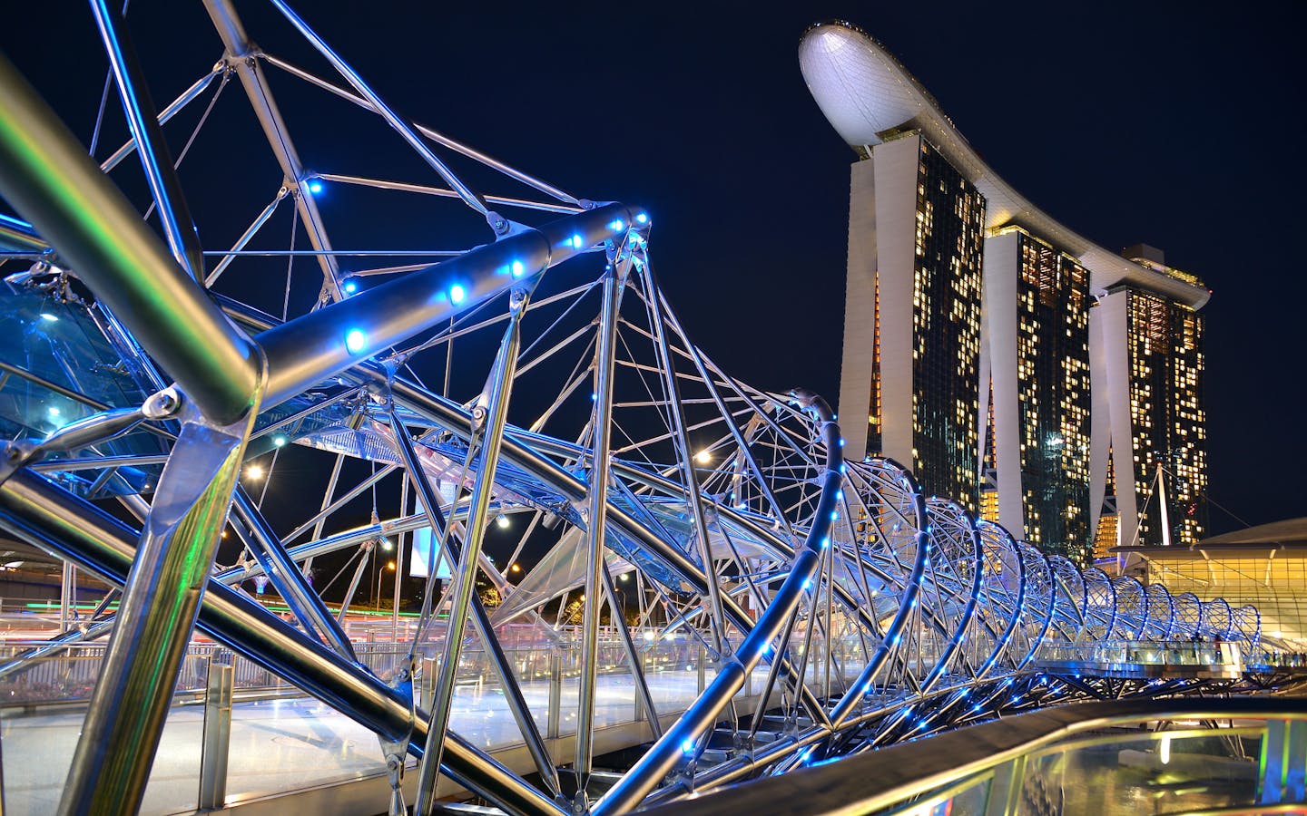 мост хеликс в сингапуре