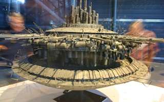 Model of the alien mothership from Close Encounters of the Third Kind
