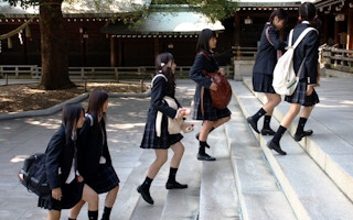 Schoolgirls in Japan