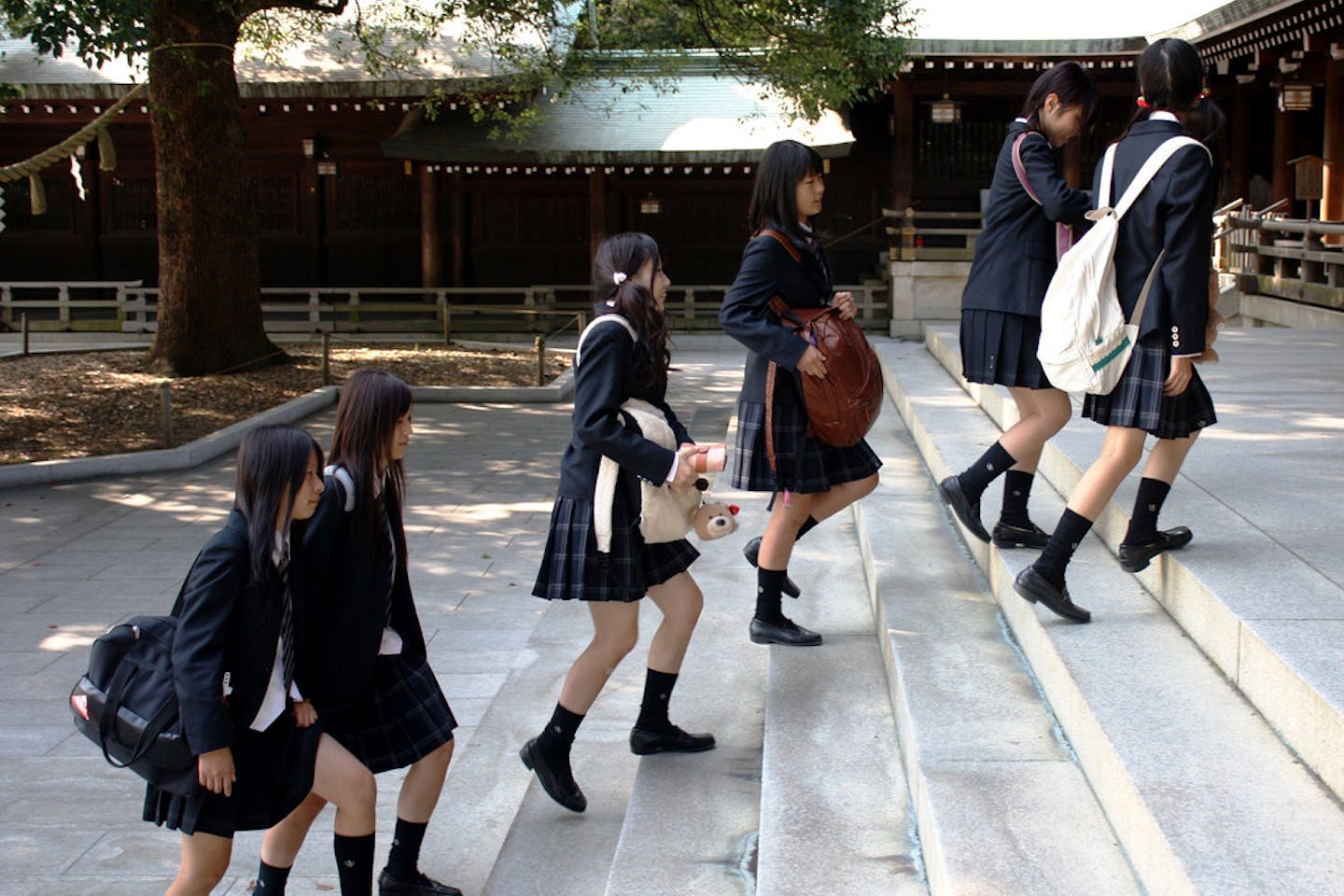 Schoolgirls in Japan