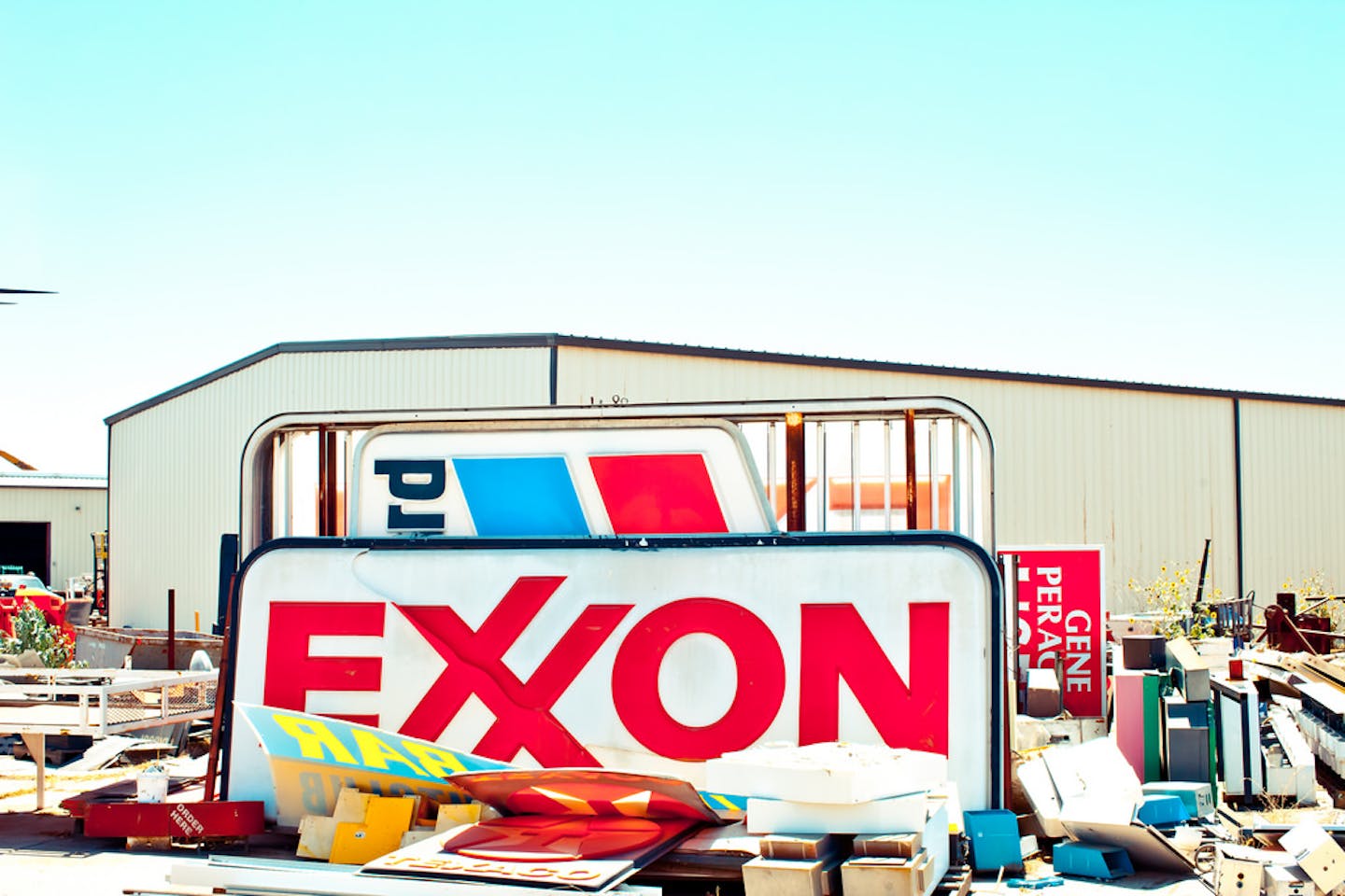 Exxon sign