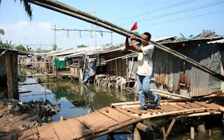 Urban slums in Indonesia
