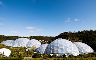 Eden Project in Cornwall, England, United Kingdom, Europe