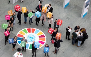 SDGs exhibition in Berlin, Germany