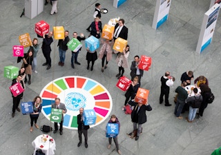 SDGs exhibition in Berlin, Germany