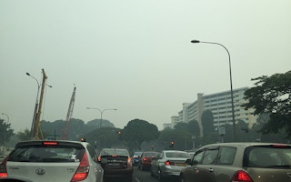 Haze in Clementi Road Singapore