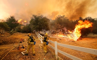 Wildfires in Stockton California