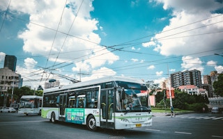 electric bus china shanghai