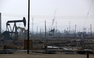 Oil drill in California