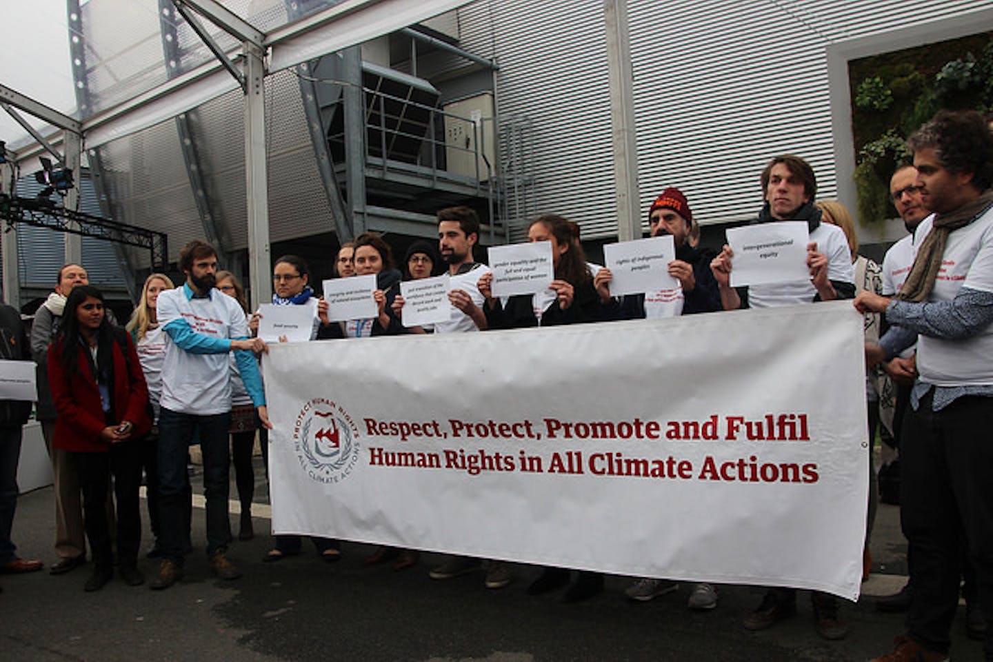 human rights protest cop21