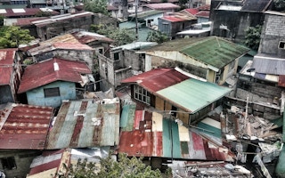 Slums in Manila. 