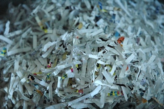 shredded sustainability reports