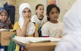 zaatari camp education
