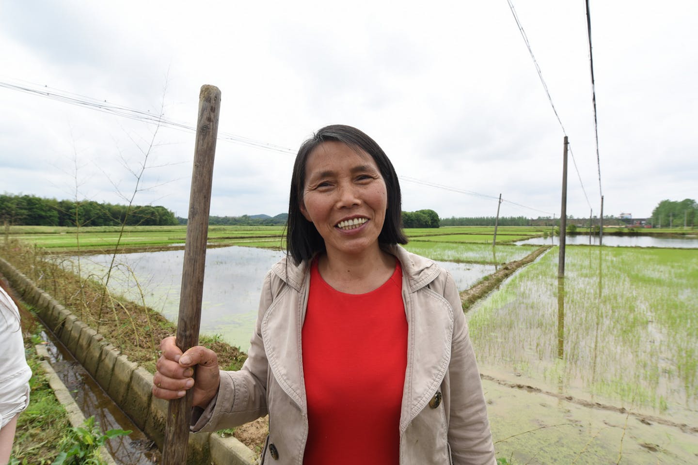 happy farmer in china