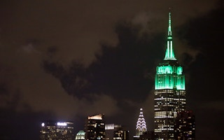Green light on Empire State