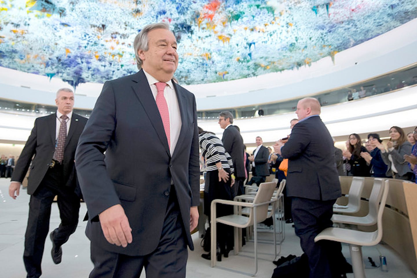 UN sec gen Antonio Guterres in Geneva