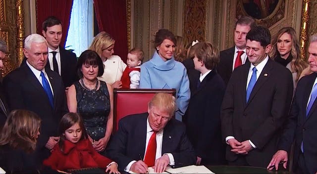 Trump signs EO
