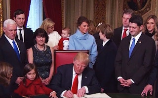Trump signs EO