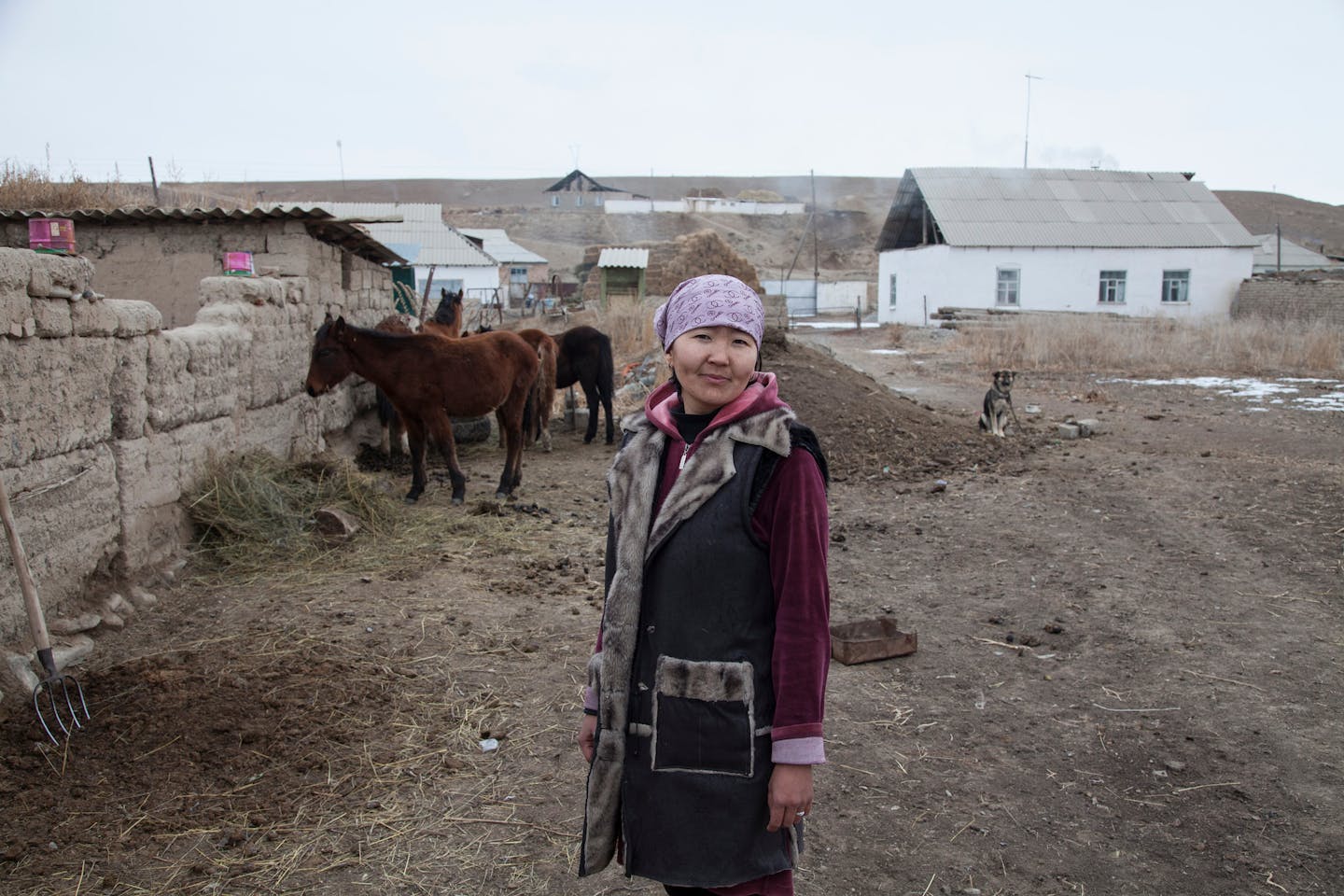 Nurjan Toktomambetova, is a member of self-help group of women entrepreneurs