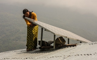 women solar technicians