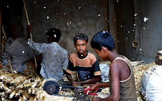 child workers in Old Dhaka
