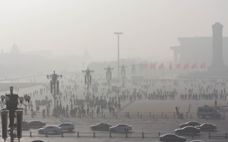 New Year's Day 2017 smog in Beijing