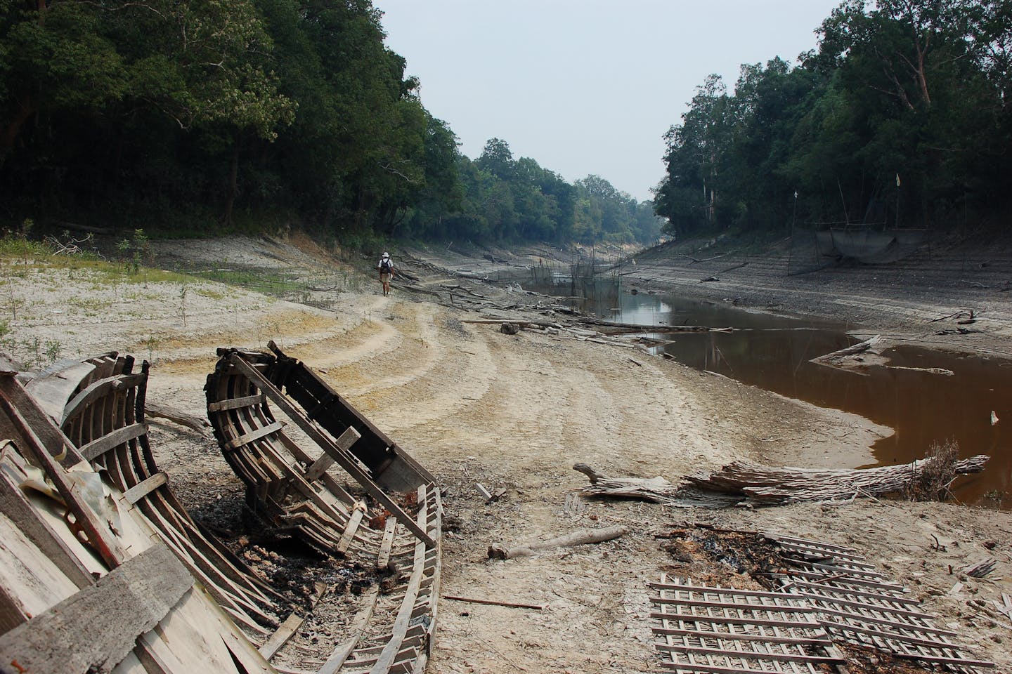 River drying up