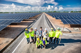 Sunny Bangchak solar farm in Thailand