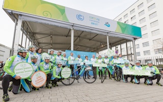 COP23 Espinosa with cyclists